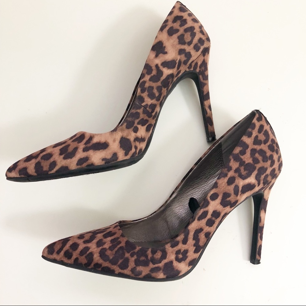 [Sam & Libby] Leopard Cheetah Print Stiletto Heels